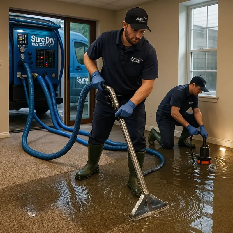Water Extraction and Removal process in New Athens, IL